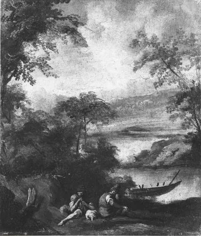 Paesaggio con figure - Collezione Durazzo Pallavicini